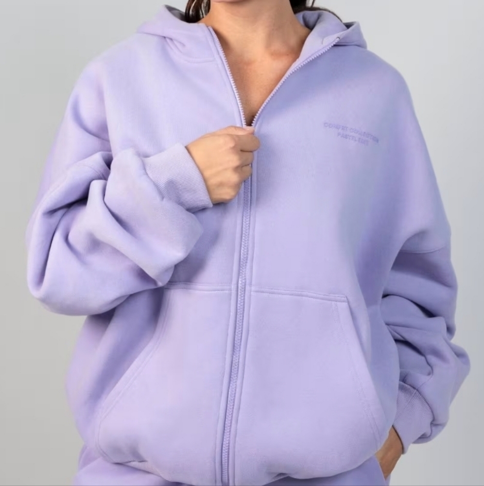 COMFRT Pastel Zip Hoodie